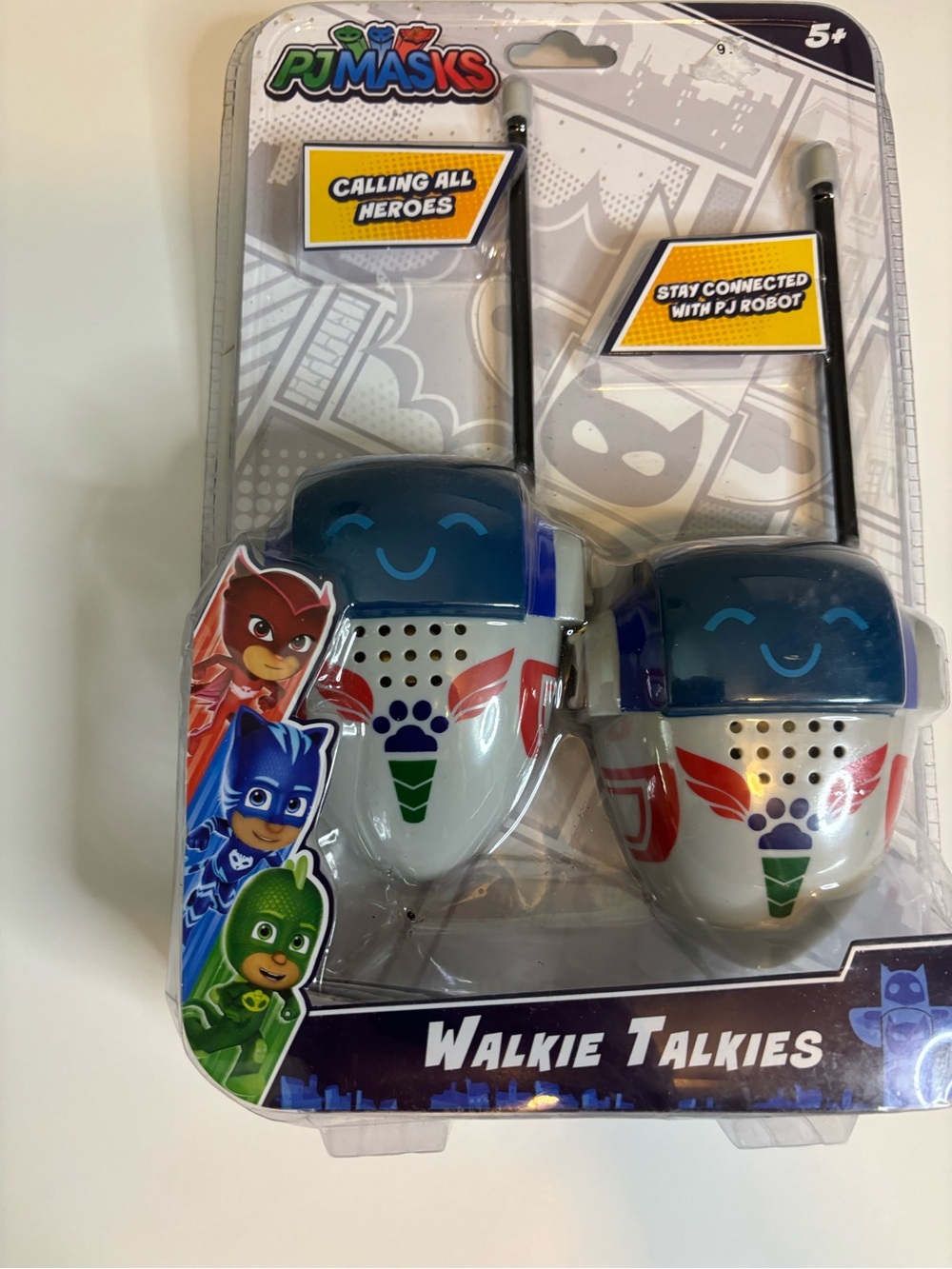 PJ Masks Blue and White Kids Walkie Talkies - 2-Pack